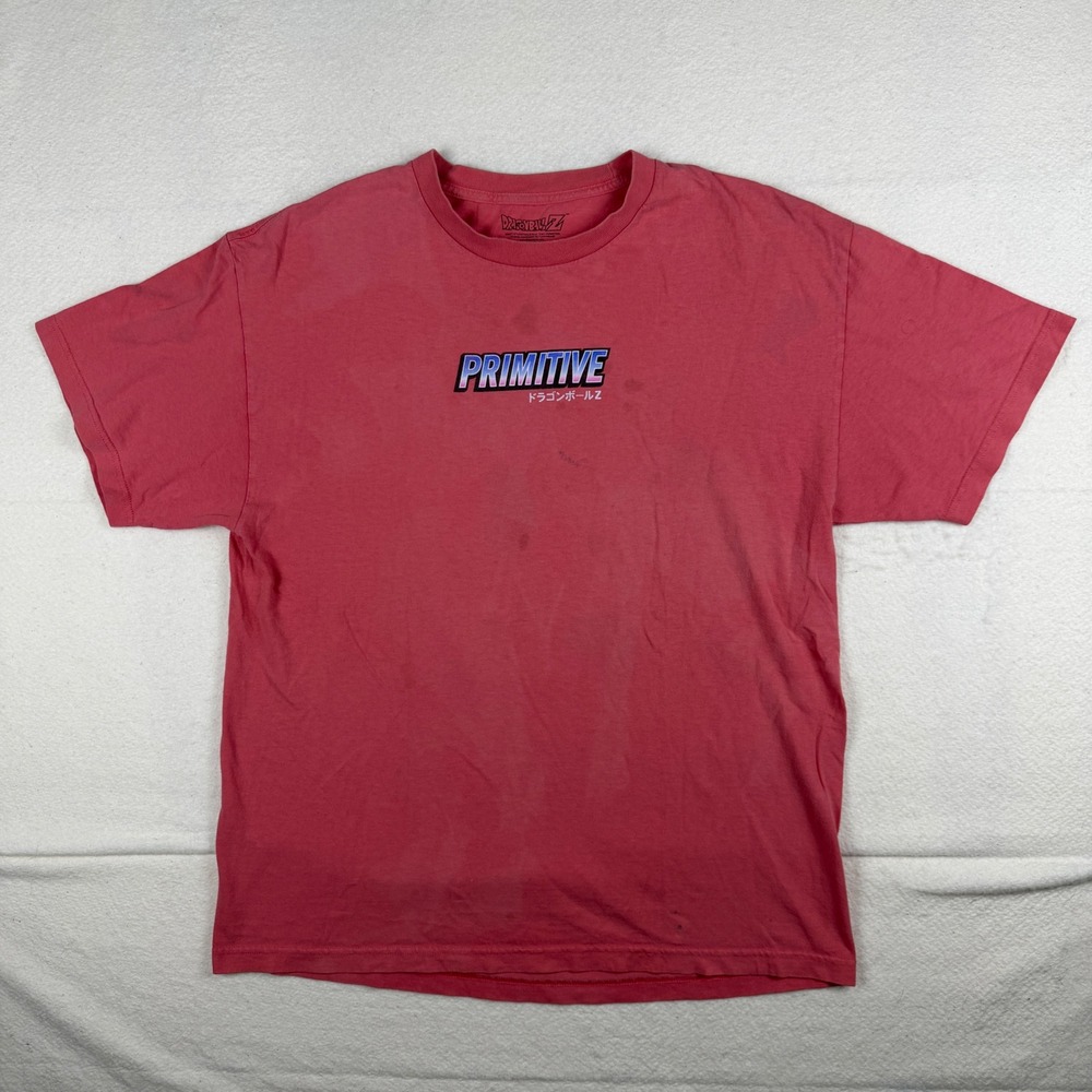 Primitive x Dragon Ball Z Mecha Frieza Graphic T-Shirt Mens XL Red Anime Tee